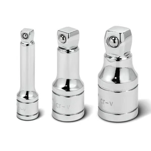 Powerbuilt 3 Pc. 2 in. Long Wobble Extension Bar Set, 1/4, 3/8, /1/2 in. Drive - Picture 1 of 4