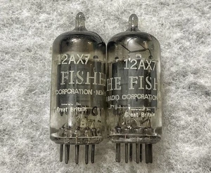 Mullard ECC83 12AX7 1957 Square getter Good Sounding Tested Strong Matched Pair - Picture 1 of 7