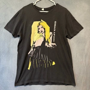 Rare Hayley Kiyoko Pacific Band Tee Vintage Graphic T-Shirt Black 90s Y2K Skate - Picture 1 of 9