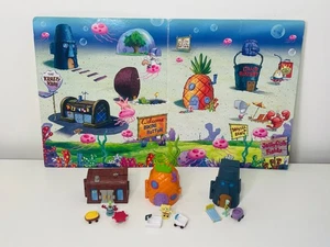 SpongeBob Schwammkopf Mini Micro Spielsets Figuren Konvolut Komplettset & Spielbrett - Bild 1 von 15