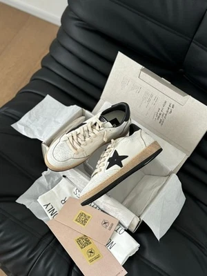 Golden Goose Ball Star Uomo Beige Marrone Sneaker Limited - Image 1 of 4