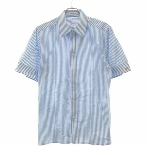 MADISON BLUE 23SS RELEASED FIT S SH B.STRIPE SHORT SLEEVE STRIPE Used MESC-0 - Picture 1 of 5