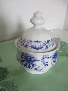 Zuckerdose, Zwiebelmuster, Wunsiedel Bavaria - Bild 1 von 3