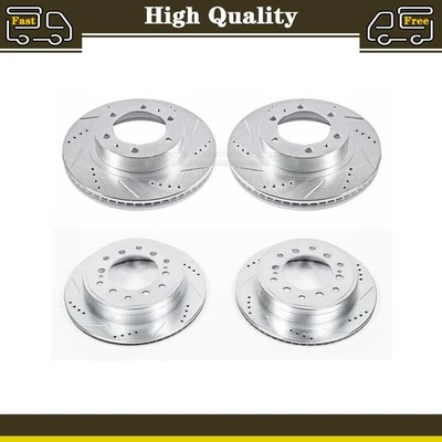 2 Front Rear Disc Rotors Fits 2010 2011 2012 2013 2014 Toyota FJ Cruiser — 第 1/3 张图片