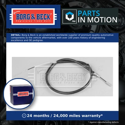 Handbrake Cable fits BMW Z3 M E36 3.2 Rear 97 to 03 Hand Brake Parking B&B New - Image 1 of 4