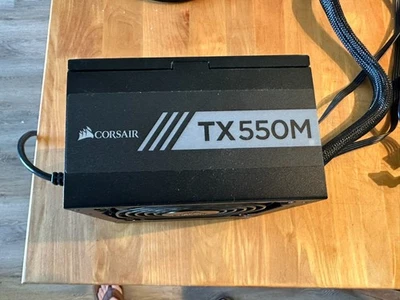 Used - Corsair TX550M CP-9020133 550W Desktop Power Supply - Image 1 of 4