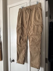 Pacsun Herren Cargo Jogginghose Medium hellbraun Kordelzug Taille, Leggings Vietnam - Bild 1 von 5