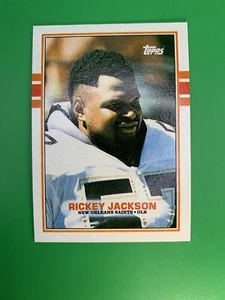1989 Topps Rickey Jackson #163 New Orleans Saints - Picture 1 of 2