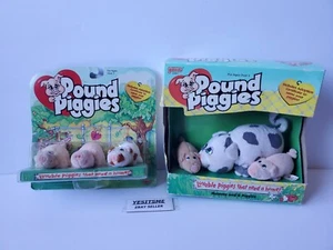 Vintage 1997 Galoob Pound Piggies Mommy & 2 Piggies and 3 Pound Piggies - Picture 1 of 20