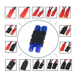 Adaptador de corriente de batería RC EC2 macho hembra JST JR Futaba conector en línea LED FPV - Imagen 1 de 16
