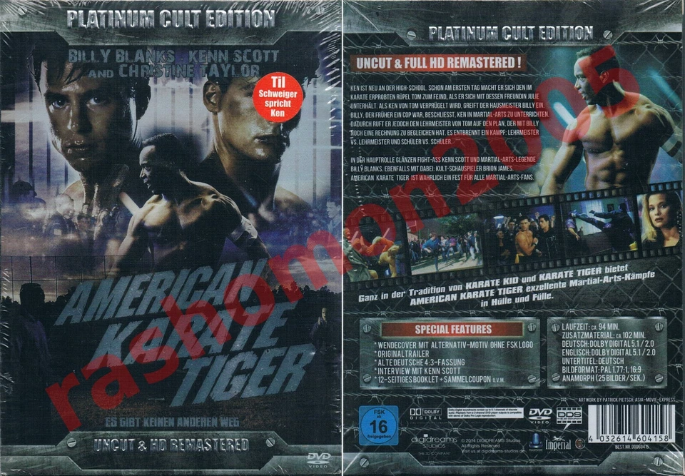 DVD R2 SHOWDOWN Billy Blanks Martial Arts Limited Edition Uncut Region 2 PAL NEW - Image 1 of 1