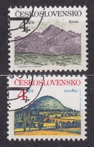 CZECHOSLOVAKIA 1991 SC#2832/33 USED pair, Scenic Vievs. - Imagen 1 de 1