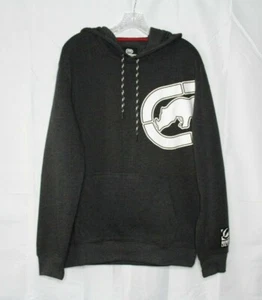 Ecko Unltd Hoodie Sweatshirt Charcoal Heather Logo M EO30H513 - Imagen 1 de 9