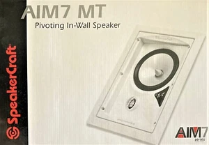 Speakercraft AIM7 MT One In-Wall Speaker System - Pair (White) (ASM81710) - Picture 1 of 3