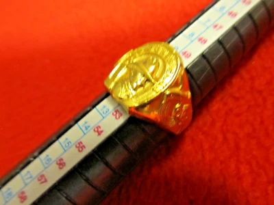 VINTAGE BUCK JONES 1937 CLUB BRASS RING MOVIE COWBOY-CEREAL PREMIUM - Image 1 of 4