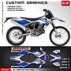 Kungfu Graphics Full Dirt Bike Vinyl Sticker Decal Kit for BMW G450X 2007-2012 - Picture 1 of 18