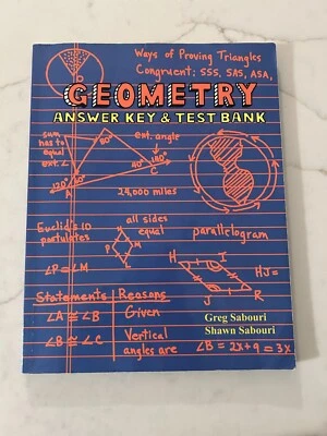 Teaching Textbooks Geometry Answer Key and Test Bank Homeschool Sabouri - Image 1 of 2