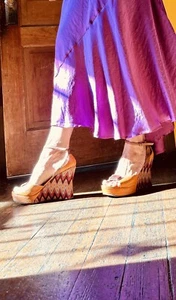 womens vintage size 9 Retro  shoes - Picture 1 of 16