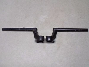 08 Tai Zhou Chuanl Longbo LB200-2 Pair Straight Handlebars Clip On Left & Right - Picture 1 of 9