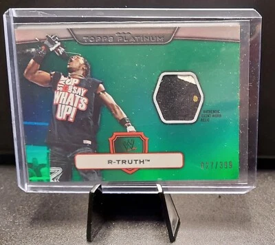 2010 WWE Platinum Green Event-Worn Relic #88 R-Truth /399  - Image 1 of 2