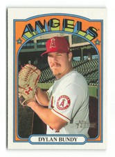 2021 Topps Heritage Dylan Bundy  #370   Los Angeles Angels Baseball Card