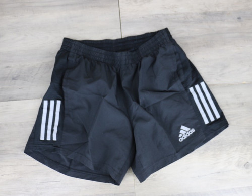 JORDAN Pantaloncini Adidas Donna Taglia Media 5" Pull On Running Dri Fit Nero Bianco