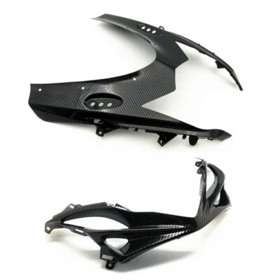 For 2011-2019 GSXR 600 750 Carbon Fiber Front Nose Headlight Upper Fairing Cowl - Image 1 of 4