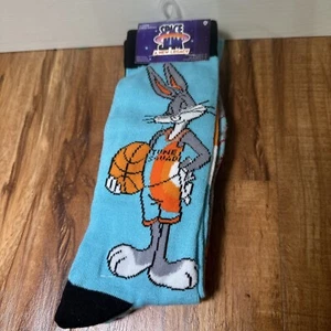 NEW Space Jam Socks Adult Bugs Bunny Tweety Marvin Martian 2 Pairs Daffy Duck - Imagen 1 de 3