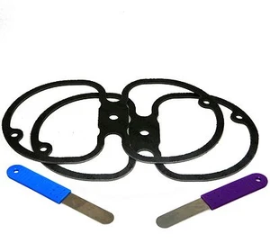 Ventillehre 0,10/0,20 + Ventildeckeldichtungen BMW R100S R100CS R100RS R100RT - Bild 1 von 2