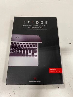 Brydge 11 Pro Wireless Bluetooth Keyboard for iPad Pro 11 Silver - Image 1 of 2