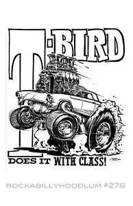 Ed Big Daddy Roth 11x17 Posterdruck alter Stock Thunderbird Hot Rod Drag Race - Bild 1 von 1