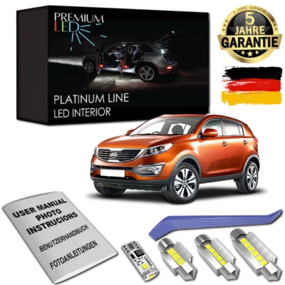 KIA Sportage III 2011-2015 LED éclairage intérieur Premium Set 7 SMD blanc - Photo 1/4