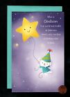 BIRTHDAY Mouse Party Hat Star Balloon For Godson - Greeting Card W/ TRACKING