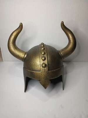 Acessório fantasia Halloween chifres capacete bárbaro medieval adulto viking chifres - Imagem 1 de 4