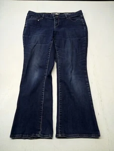 Sonoma Bootcut Jeans Women's Size 16S Blue Mid Rise Dark Wash 5-Pocket - Picture 1 of 5