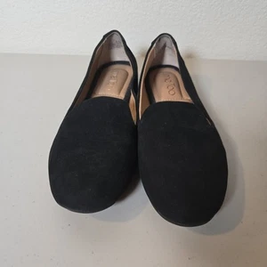 Me Too Schuhe Damen 6,5 M Yalec Slipper Halbschuhe schwarz Leder runde Spitze Freizeit - Bild 1 von 8