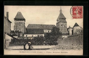 CPA Chambon-Sur-Voueize, L´Eglise, Monument Historique 1917 - Picture 1 of 2