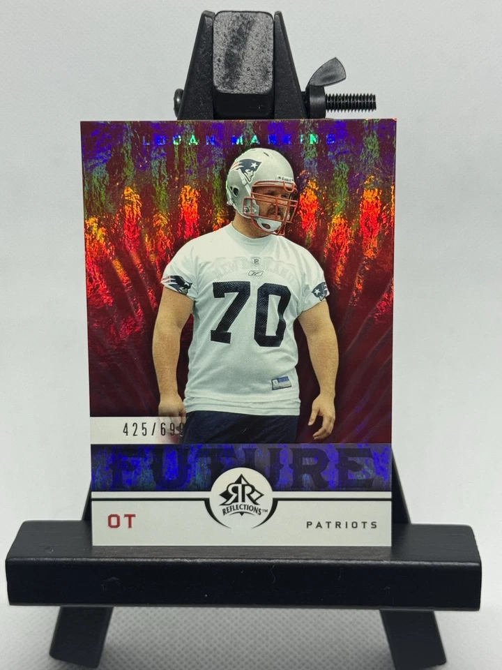 Logan Mankins Upper Deck Reflections Rookie RC/699 #217 2005 Foto 1 de 2