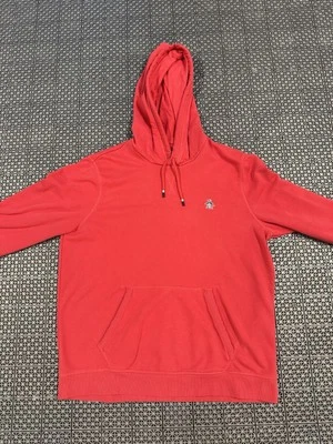 SUDADERA CON CAPUCHA PINGÜINO MUNSINGWEAR ROSA OSCURO ROJO RETRO GRANDE Foto 1 de 4
