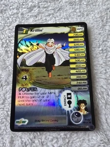 DBZ Dragon Ball Z FOIL Krillin M20 CCG Limited Broly Second Coming Subset MP - Picture 1 of 5