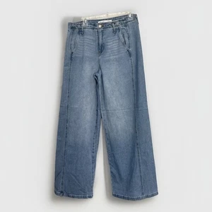 Celebrity Pink Junior High Rise Wide Leg Jeans, helle Waschung, 13/31 - Bild 1 von 9