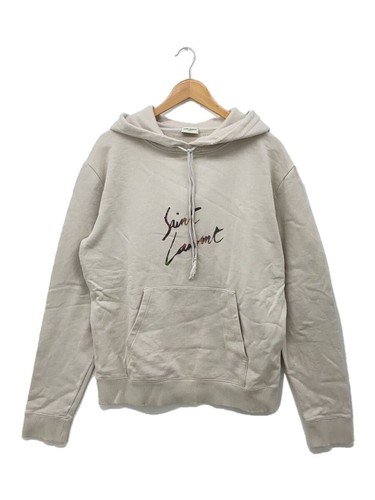 SAINT LAURENT (YSL) Felpa con cappuccio SAINT LAURENT grigia M usata