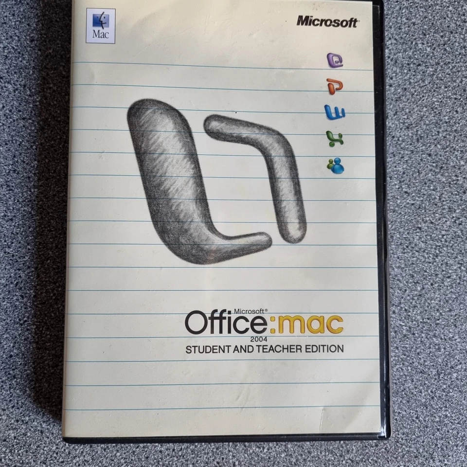 Microsoft Office For Mac 2004 With CD keys - Power Mac G3 G4 G5 - Image 1 of 4