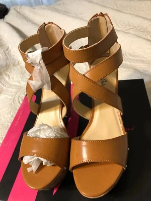 Sandalias Michael Antonia Marrón Tirantes Talla 7.5 Nuevas en Caja Foto 1 de 4