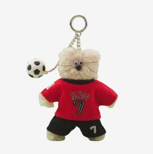 Portachiavi rosso Monamhee x NOS7 Capitano SON.hee - personaggio peluche Son Heung-min - Foto 1 di 1