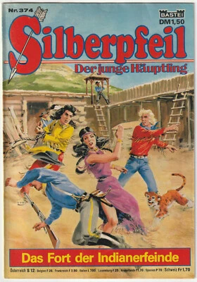 ✪ Silberpfeil #374 Das Fort der Indianerfeinde, Bastei 1979 COMIC-HEFT Z1- - Bild 1 von 3