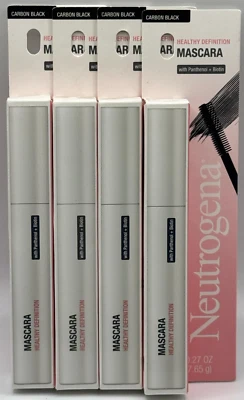 4PK Neutrogena Healthy Definition Mascara W/ Panthenol + Biotin ~ CARBON BLACK - Image 1 of 2