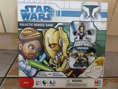 Star Wars Galactic Heroes Game with Obi Wan Kenobi & General Grievous Figures - Image 1 of 4