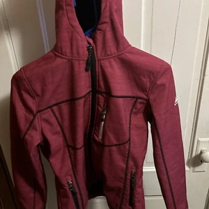 Snozu Girls Pink Jacket Coat Fleece Lined Thumb Holes Size Large L 14/16 #74299 - Picture 1 of 11