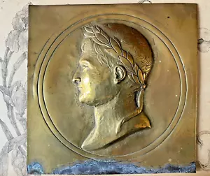 Ancienne Plaque Commémorative Napoléon Ier Baptème Roi de Rome Médaille - Picture 1 of 2